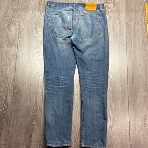 Levi's 512 Slim Taper Jeans Mens Size 32x32 Light Wash Premium Denim Blue